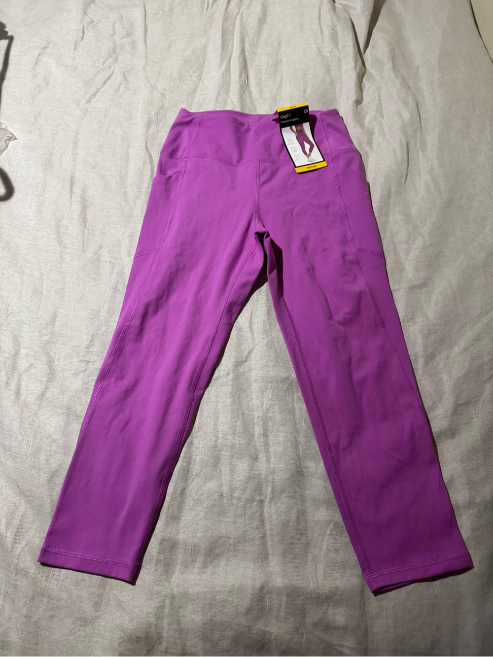 GAP WOMENS PINK LEGGINGS SIZE M